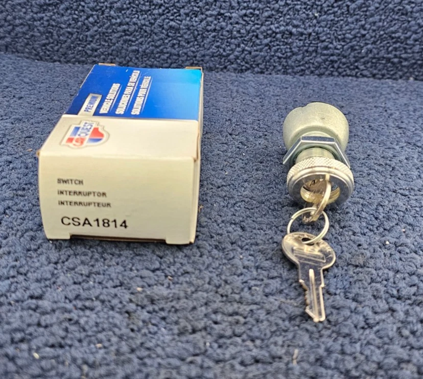 CSA1814 Premium Ignition Switch With 2 Keys Fits Chevrolet K2500 Silverado - Image 1 of 4