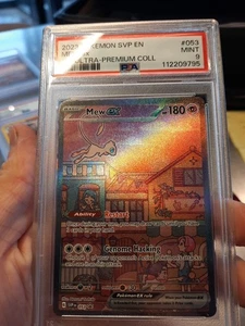 Mew Ex 151 Ultra Premium Collection Psa 9 Mint 053 Scarlet And Violet 151 SVP EN - Picture 1 of 8