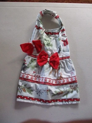 Vestido M Perro [Navidad] Algodón Hecho a Mano Foto 1 de 2