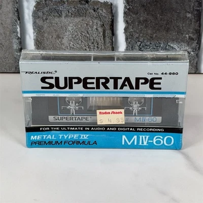 Realistic Supertape MIV-60 Metal Type IV Blank Cassette Tape - Image 1 of 4