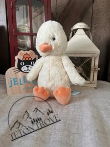 AUTHENTIC ❤️Jellycat Original Bashful Duckling Duck- NWT,  FAST SHIP W/Dust Bag - Picture 1 of 7