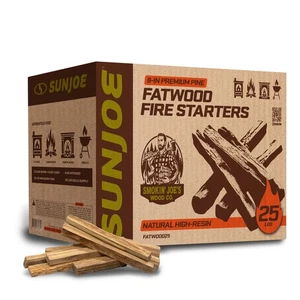 Sun Joe 40 Pfund Fatwood Feuerstarterstäbe für Kamin, Holzofen & Grill - Bild 1 von 8