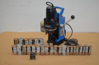 Hougen 10914 Magnetic Drill Rotabroach w/ Set of Black & Decker Annular Cutters - Image 1 of 4