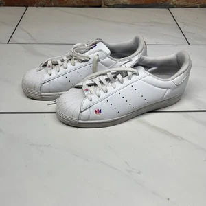 Adidas Superstar Pure Hombres 11.5 Tenis Atléticos Informales Zapatos Blancos FZ2153 - Imagen 1 de 11