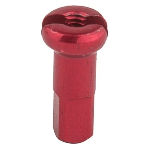 DT Swiss Standard Spoke Nipples - Aluminum, 2.0 x 12mm, Red, Box of 100 - Image 1 of 1