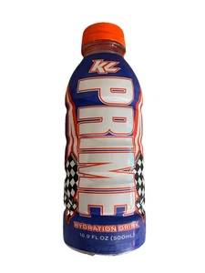 NASCAR KYLE LARSON PRIME HYDRATION DRINK BLUE CHILL 16.9 FL OZ RED WHITE BOTTLE - Picture 1 of 4