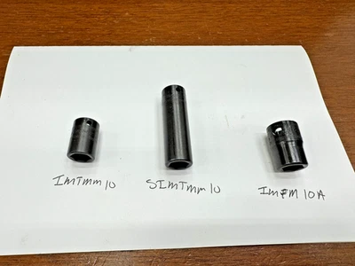 Snap-On Tools USA NEW Metric 1/4" / 3/8" Drive 10mm shallow deep 3pc impact lot - Image 1 of 4