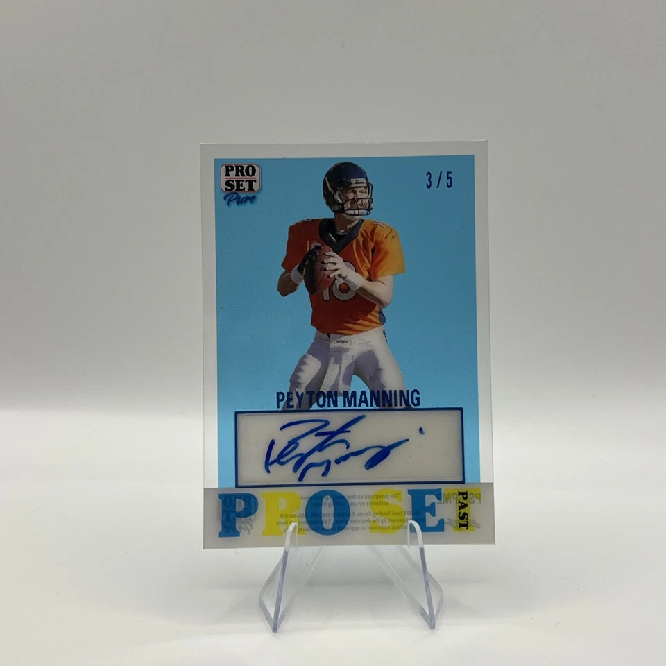 Peyton Manning Denver Broncos automático/5! SUPERBOWL CHAMP! ¡El Sheriff! Jugador Más Valioso de la Corte Foto 1 de 3