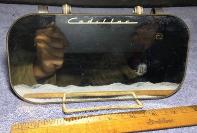 老式 20 世纪 50 年代凯迪拉克 El Dorado De Ville 60-S/62/75 旧车 VANITY VISOR Mirror — 第 1/3 张图片