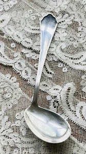 Art Deco German 800 Silver BREMEN Medicine Spoon Off Set Bowl 23.3g - Picture 1 of 5