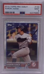 2015 Topps Pro Debut Aaron Judge Rookie RC #159 New York Yankees PSA 9 Mint - Picture 1 of 2