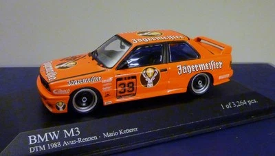 Minichamps 1:43 - BMW M3 DTM 1988 - Avus-Rennen M. Ketterer "Jagermeister" - Immagine 1 di 4