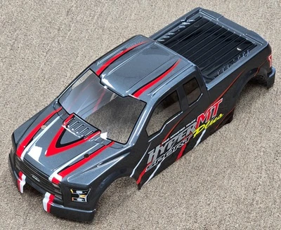 HoBao 94075DG 1/8 Printed Body Grey : Hyper MT Plus OPEN PACKAGING - Image 1 of 2