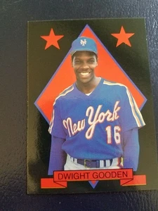 Dwight Gooden New York Mets Double Red Stars Series 2 #14 Black Border Oddball - Picture 1 of 2