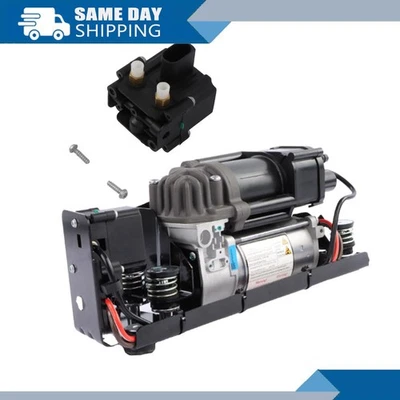 Nuevo compresor de suspensión neumática con soporte y válvula para BMW 740Li 750Li 37206784137 Foto 1 de 4