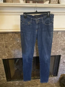 BKE Payton Ankle Skinny Dark Blue Jean Womens 27 (31X31) Stretch - Picture 1 of 8