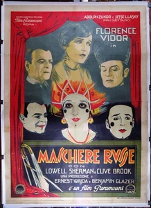 manifesto 4F film MASCHERE RUSSE - YOU NEVER KNOW WOMEN Florence Vidor 1926 - Foto 1 di 9