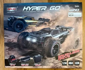 MJX 14210 Hyper Go RC Truggy NEU BL 1:14 + zusätzliche Ersatzteile + Bashbar NEU - Bild 1 von 4