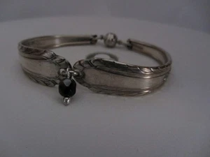 Brazalete Cuchara Plateada Antiguo Cierre Magnético 6865 Talla 6 - 7 - Imagen 1 de 1