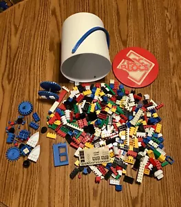 Loc Blocs Brix Blox Set in Tub building toy ~300 pieces | Vintage 1980 Entex - Picture 1 of 5
