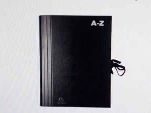FÄCHERMAPPE ORDNUNG NACH A-Z 20 FÄCHER SCHWARZ EXACOMPTA - Foto 1 di 2