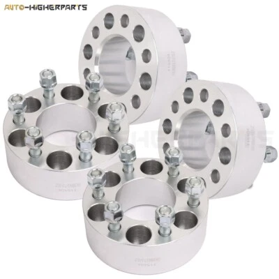 For 1991-2004 Dodge Dakota 4X 2" Thick 6x4.5 6x114.3 Wheel Spacers 1/2" Studs - Image 1 of 4