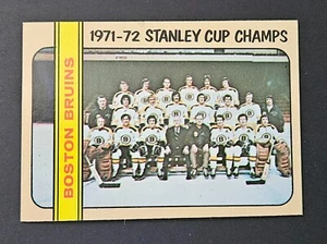 Equipo Boston Bruins Topps #1 1972/73 - Imagen 1 de 2