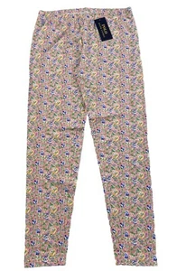 NWT Polo Ralph Lauren Big Girls Floral Stretch Jersey Leggings Pink Size XL 16 - Picture 1 of 7
