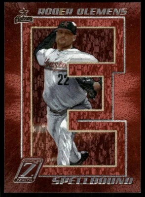 Roger Clemens Houston Astros #S-8 2005 Donruss Zenith Spellbound Baseball Card - Image 1 of 2