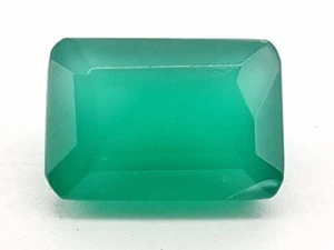 Natural EGL Certified 5.63 Ct Emerald Cut Onyx Loose Gemstone - Picture 1 of 6