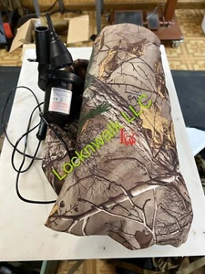 Camo Inflatable Rear Seat Air Mattress for SUVs and Trucks Portable DC Air Pump - Picture 1 of 1