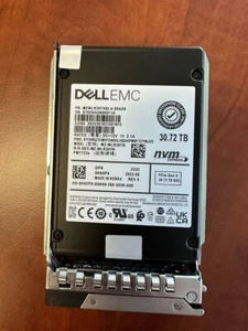H4XPX - Dell 30.72TB PCIe Gen4 NVMe Read Intensive SED TLC 2.5 SSD MS-WLR30TB PM - Picture 1 of 1