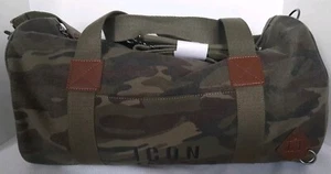 Alternative Camouflage Duffle Canvas Tote Bag with Shoulder Strap 20"x10"x10"  - Picture 1 of 8