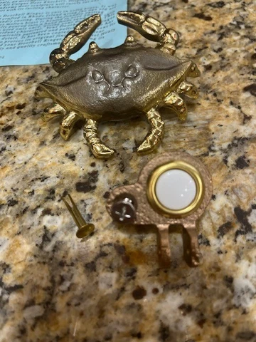 Brass Crab Door Knocker by Michael Healy Cover