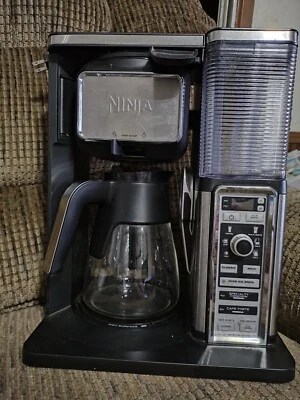 Ninja Coffee Bar System Coffee Maker Glass Carafe Hot Iced Coffee CF090 Works - Image 1 of 4