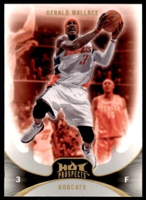 Tarjetas de baloncesto Fleer Hot Prospects Gerald Wallace 2008-09 #83 Foto 1 de 2