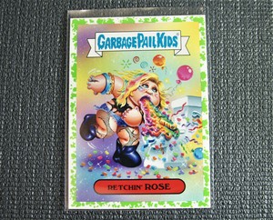 2017 Garbage Pail Kids Battle of the Bands Retchin Rose (16b) Green Border