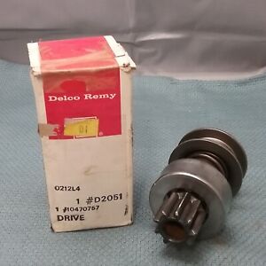 NEW DELCO REMY D2051 DRIVE, STARTER GM 10470757