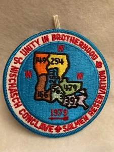 (17) Boy Scouts -  1979 Nischasch Conclave @ Salmen Reservation patch - Foto 1 di 2