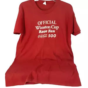 Camiseta Para Hombre M Oficial Winston Cup Race Fan Disfruta de Coca Cola 500 Puntada Única - Imagen 1 de 5