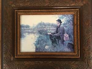 Vintage Walter Dendy Sadler "A Village Celebrity" Druck ~ schön gerahmt ~ schön - Bild 1 von 3