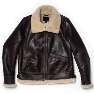 Aviator B-3 Shearlingjacke braun - Bild 1 von 3