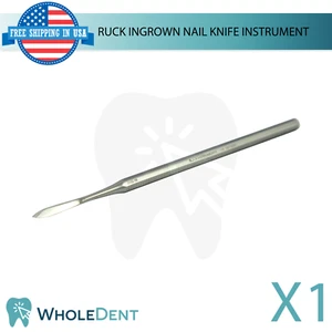 Ruck Ingrown Nail Fold Knife Instrument Stainless Steel L 15cm Remove Deadskin - Picture 1 of 4