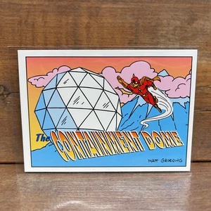 1994 SkyBox Simpsons Radioactive Man The Containment Dome #R10 - Picture 1 of 2