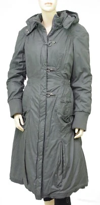 Manteau chaud long LOLA ESPELETA microfibre femme gris Coating gris Anthracite - Photo 1/4