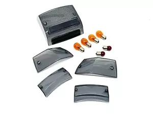 SET LENTI INDICATORE VESPA PX EFL FUMOKED LUCE POSTERIORE E INDICATORE STILE LEXUS CON LAMPADINE - Foto 1 di 6
