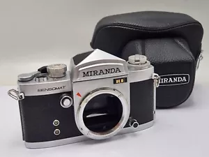 Miranda Sensomat RE 35mm Film Camera Body & Case - Chrome *READ* - Picture 1 of 12