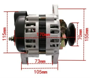 220 V 1500 W Alternatore tensione costante magnete permanente ruota puleggia domestica - Foto 1 di 9