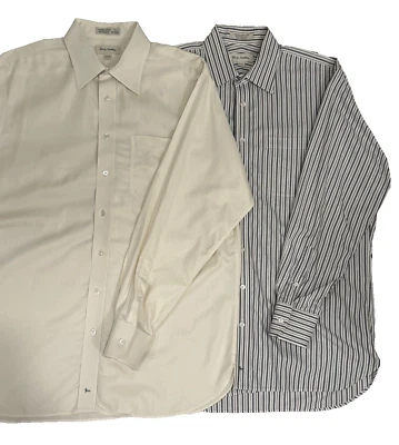 Мужские рубашки John W. Nordstrom с длинным рукавом на пуговицах - хлопок лот из 2 - Изображение 1 из 4