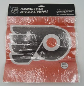 WinCraft Perforated Decal - NHL Philadelphia Flyers -Large approx 12" (68393014) - Picture 1 of 6